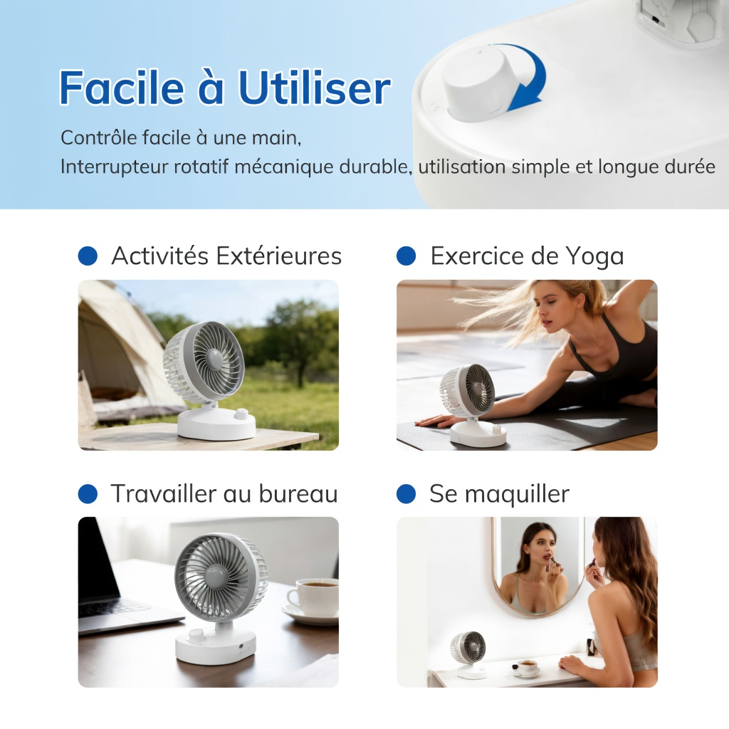 Ventilateurs Rechargeables – Modèles ST-B02 – Image 6