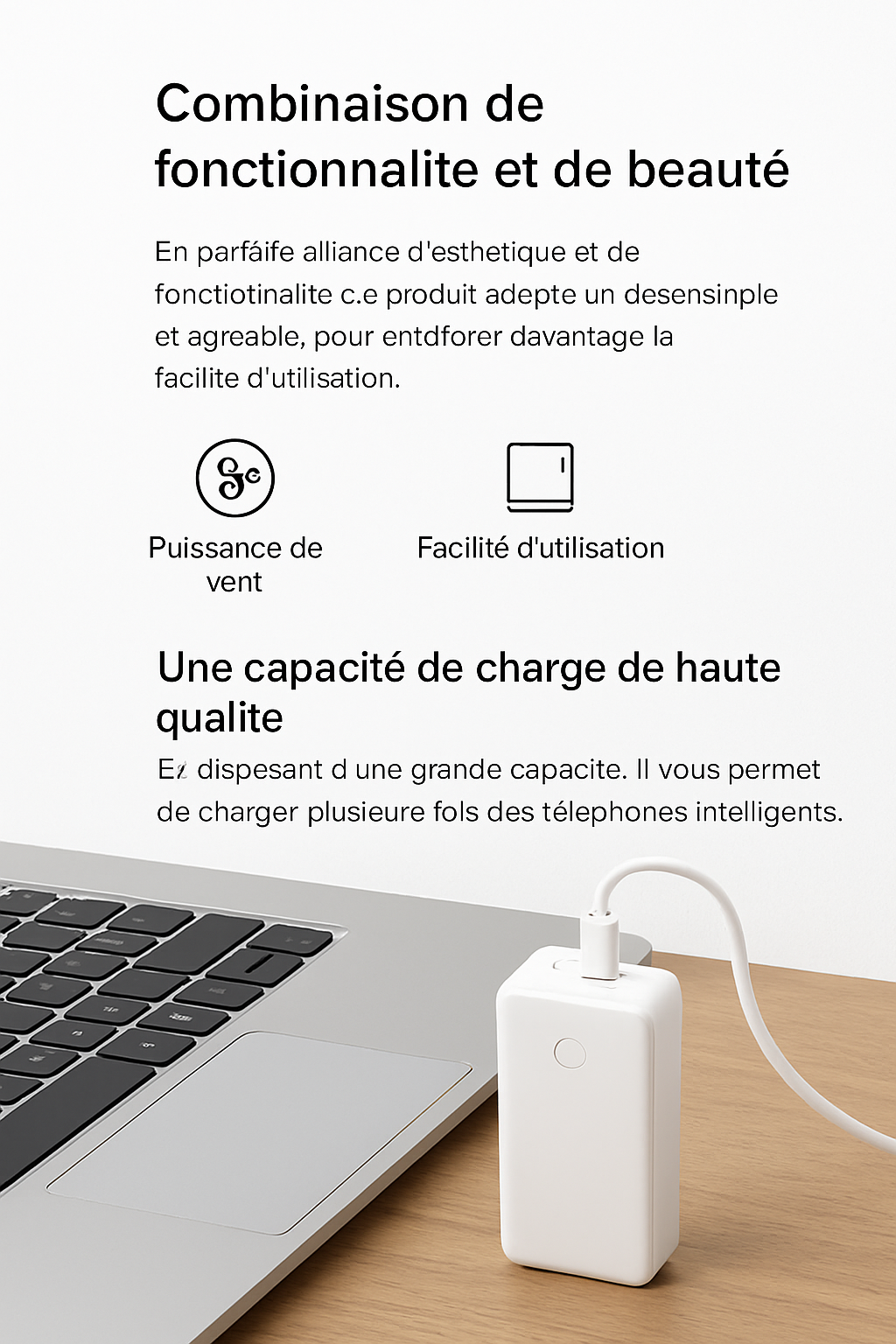 mini ventilateur portable – Image 2